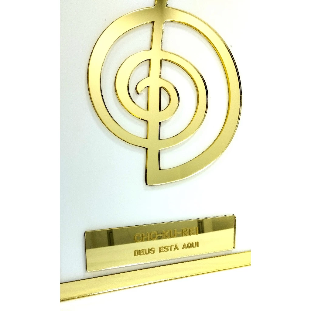 Conjunto 4 quadros Símbolos Reiki Chokurei Seiheki honshazenshonen daikomyo