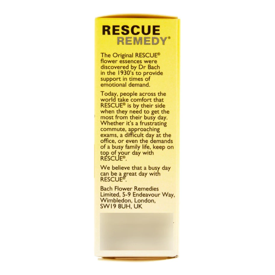 Rescue Floral De Bach Gotas 20ml