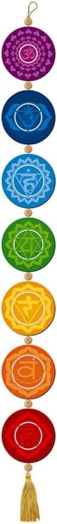 Móbile dos 7 Chakras em MDF — Decoração 91 cm