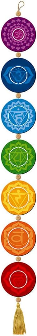 Móbile dos 7 Chakras em MDF — imagem 1