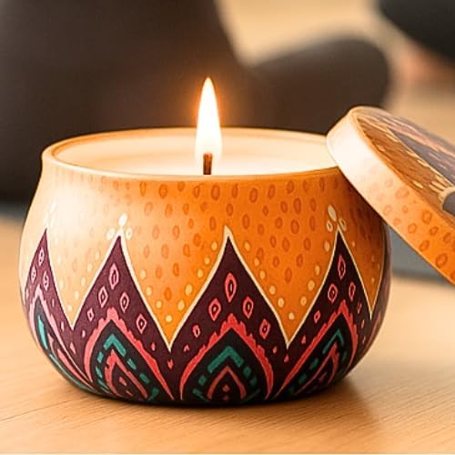 Vela Cerejeira Artesanal em Lata — 130 g