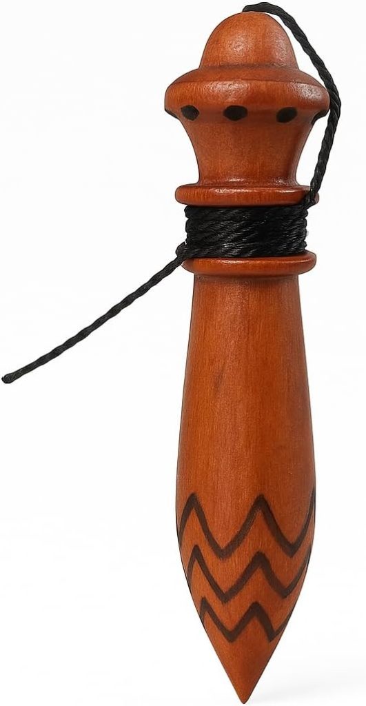 Pêndulo Artesanal de Madeira com Chumbo e Lastro