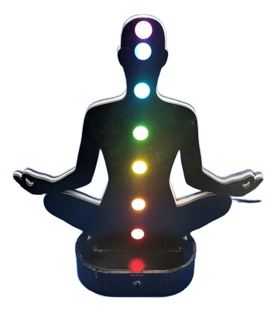 Abajur Chakras Gasulla Art com Controle Remoto