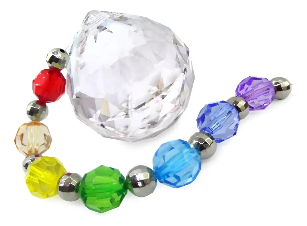 Fio de Luz Suncatcher dos 7 Chakras — MP Símbolos
