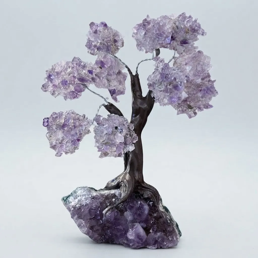 Árvore da Vida de Ametista — Conexão Gaya — 15 cm