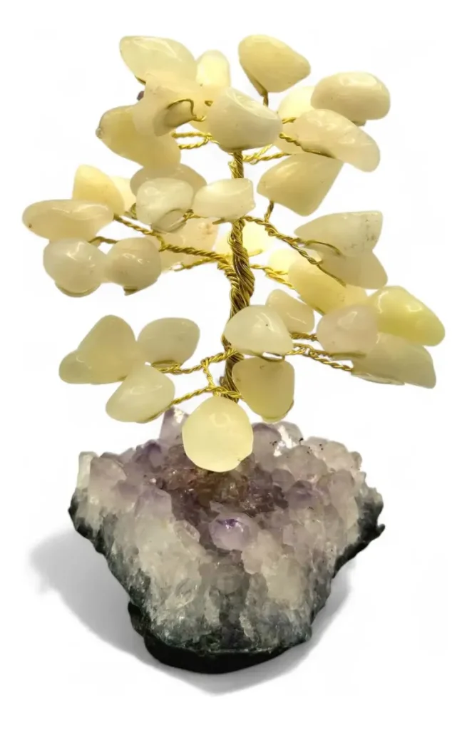 Árvore de Quartzo com Enxofre — Dhonella — 5 cm