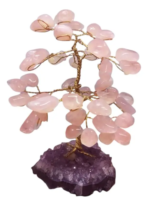 Árvore de Quartzo Rosa — Dhonella — 5 cm