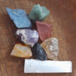 Barra de Selenita com Pedras — imagem 4