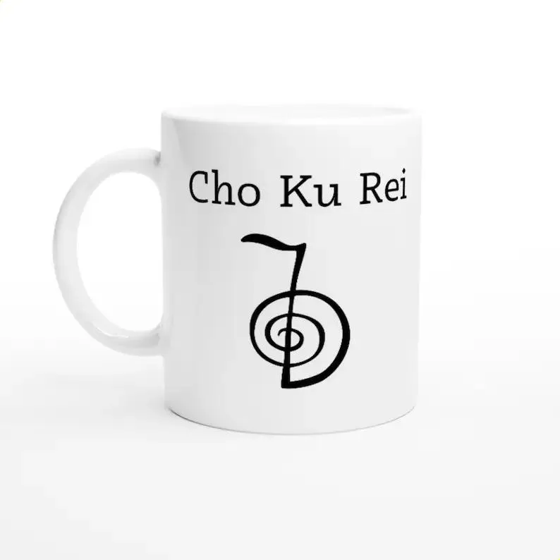 Copo Reiki Cho Ku Rei em Cerâmica — 330 ml
