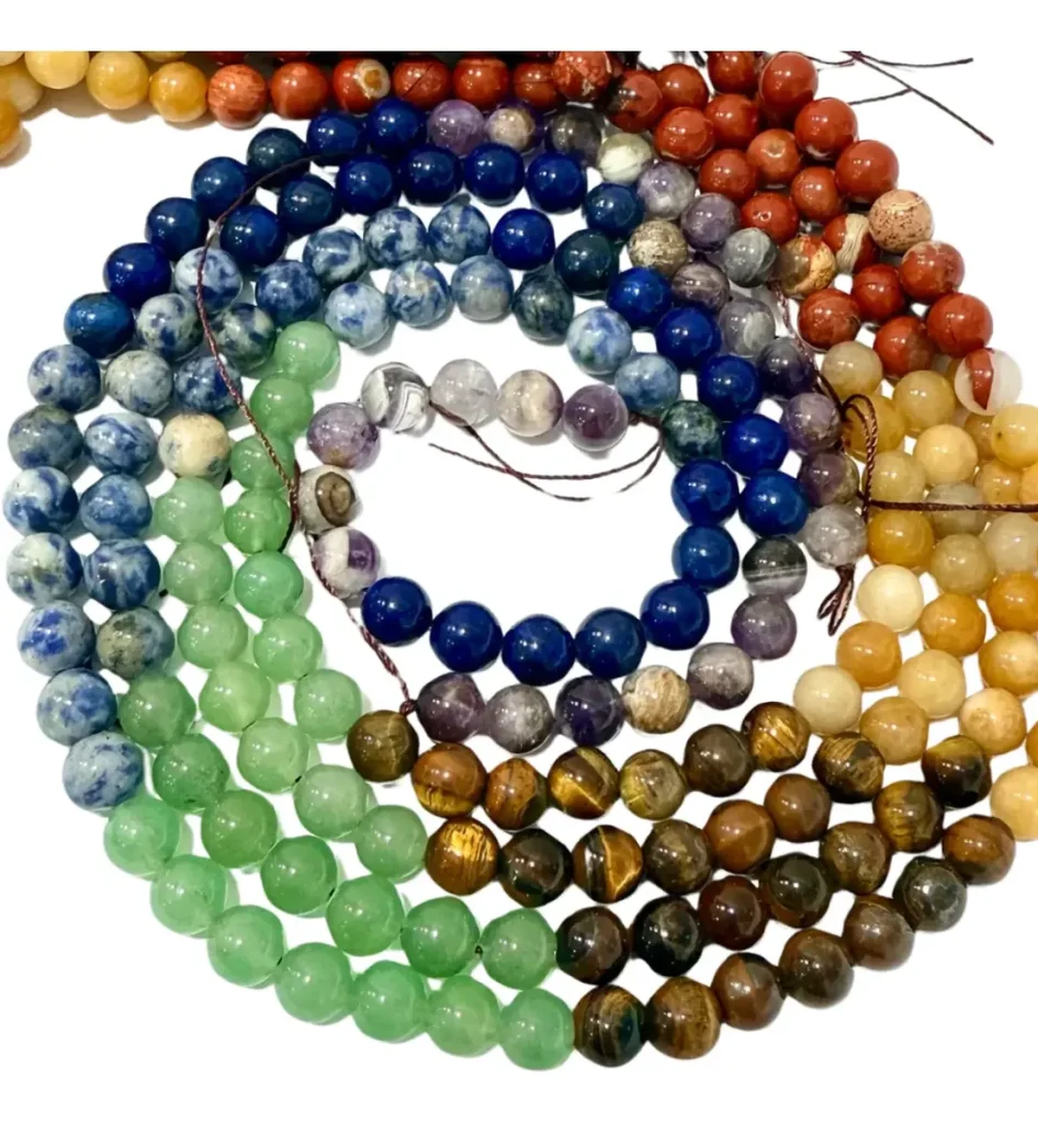 Fio de Pedras dos Chakras — Shakti Artigos — 3,9 cm