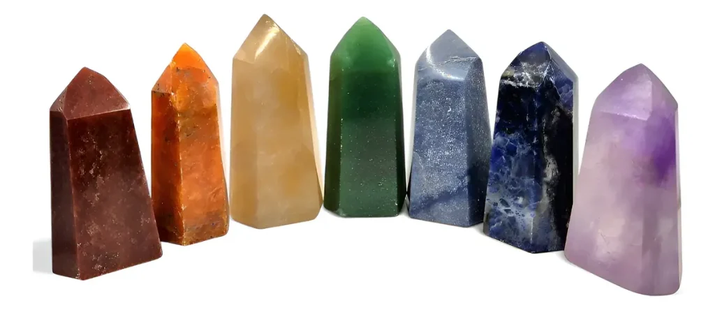 Obeliscos dos 7 Chakras — Dhonella — 7 cm