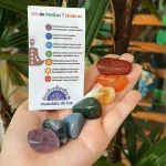 Pedras dos Chakras com Selenita — imagem 4
